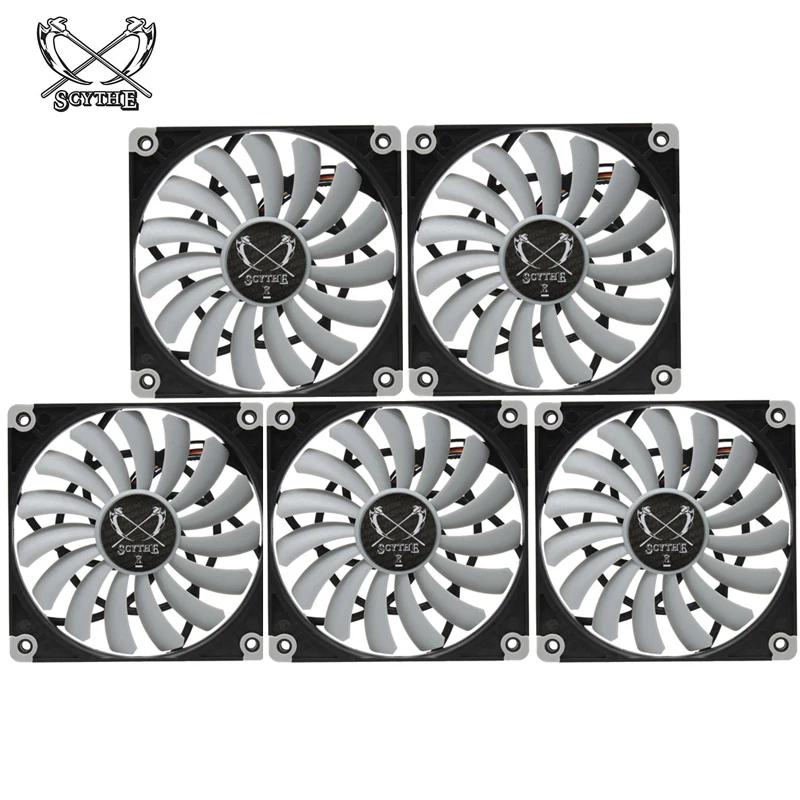 SCYTHE KAZE 1212 Slim 120x120x12MM 4PIN PWM Fan 400~1700RPM,Slient Computer Thin,Super Light Fan 12v K 1212 SC1212SL2H| | - AliExpress