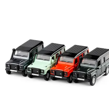 

1:36 high simulation JK Land Defender SUV alloy car model door pull back boy metal model toy car for children gifts