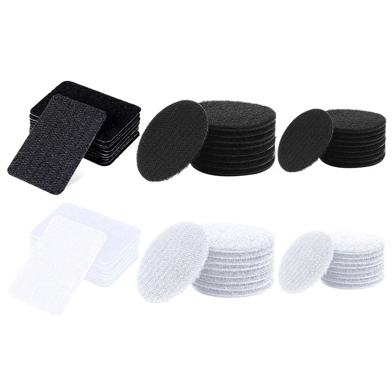 

5 Pairs Strong Self Adhesive Hook Nylon Sticker And Loop Fastener Tape Nylon Sticker Velcros Adhesive Fastener Hook Loop Glue