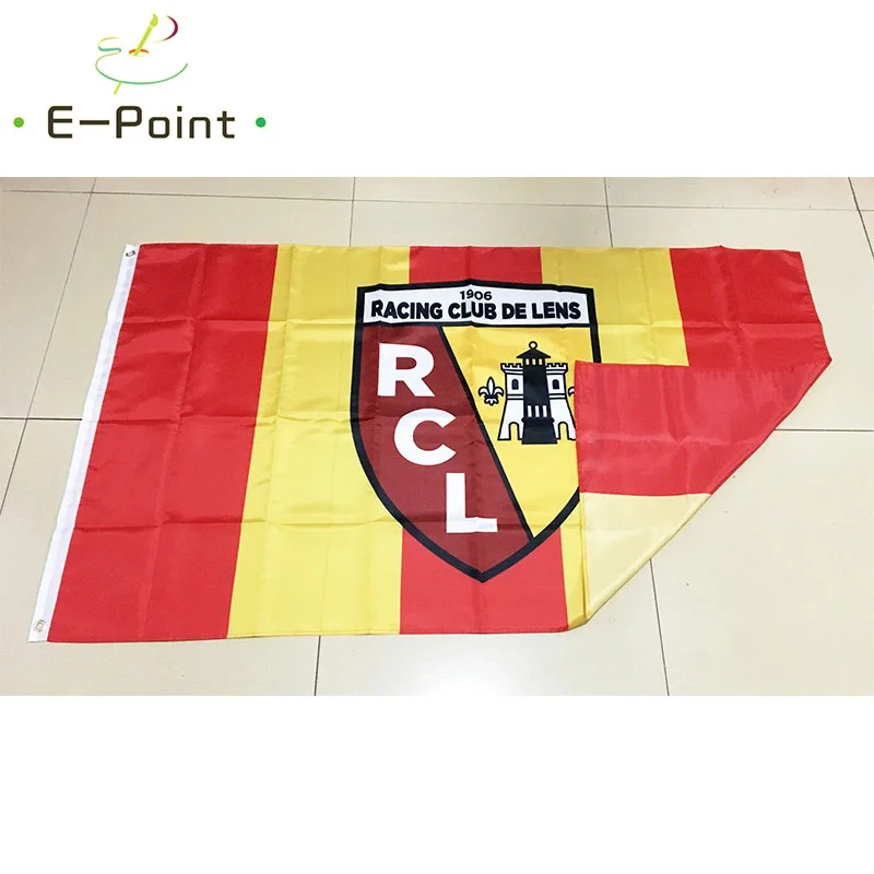 Франция Racing Club de Lens(RC Lens) 3 фута* 5 футов(90*150 см) размер рождественские украшения для домашнего флага баннер подарки