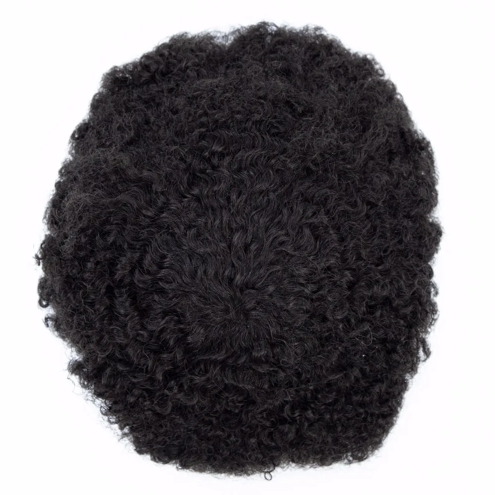 MRSHAIR человеческих волос мужские тупею Одиночная накладка натуральных волос системы замены парики