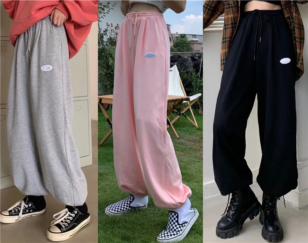 Autunno 2021 nuovi pantaloni casual in tinta unita in edizione coreana