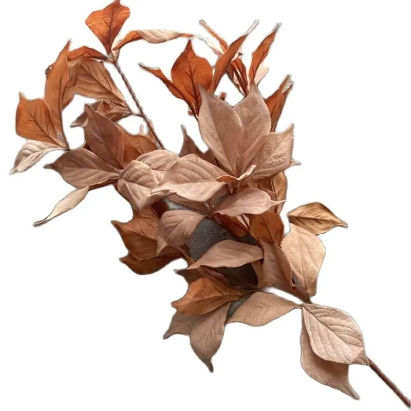 Foglie Di Quercia Artificiali In Seta: Realistiche, Morbide E Flessibili. Stelo Flessibile, Lunghe 94 Cm. Perfette Per Composizioni Floreali E Decorazioni Casa. (Ecologiche) - 3