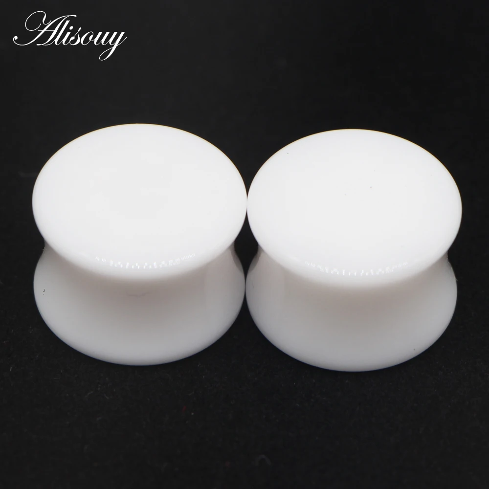 Acrylic Ear Tunnel Plug Ear Gauges Piercing Stretcher Body Jewelry 2pcs