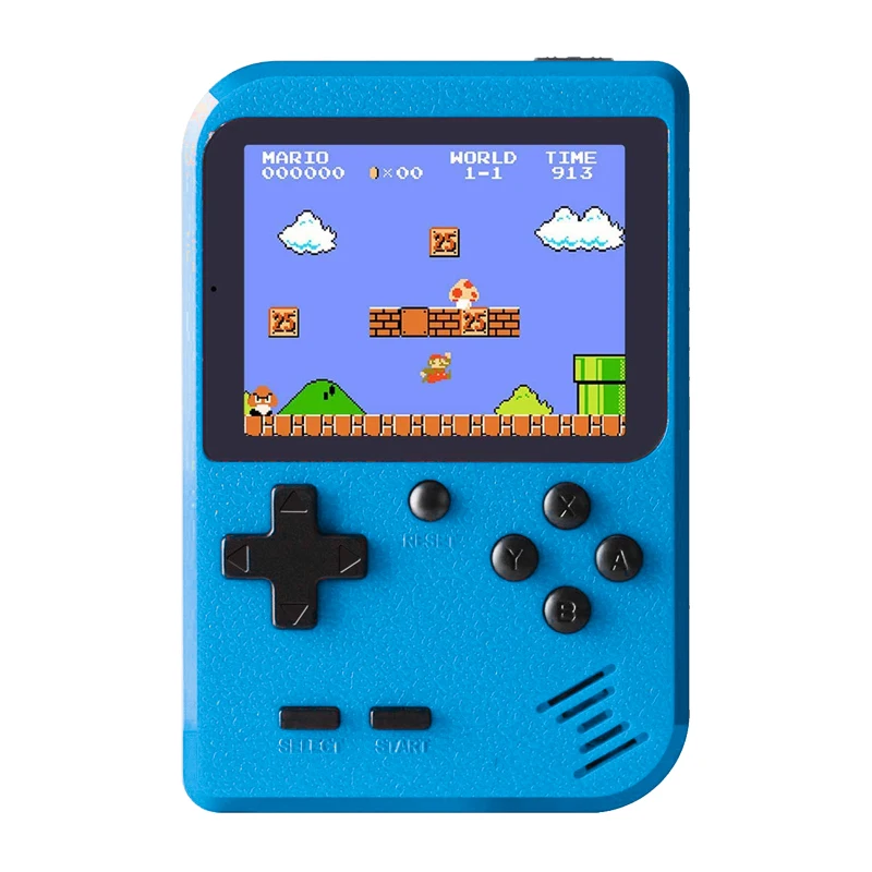 TIPTOP SUP Ретро игровая консоль Встроенный 400 в 1 игры мальчик игровой плеер для nintendo Super Mario Bros Gameboy ручной подарок - Цвет: Синий