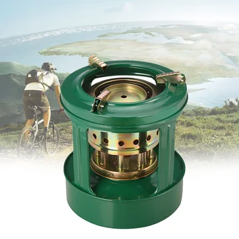 

Portable Heaters Practical Cooking Utensils Removable Stove Round Camping Picnic Kerosene Mini 8 Wicks Windproof Outdoor Use