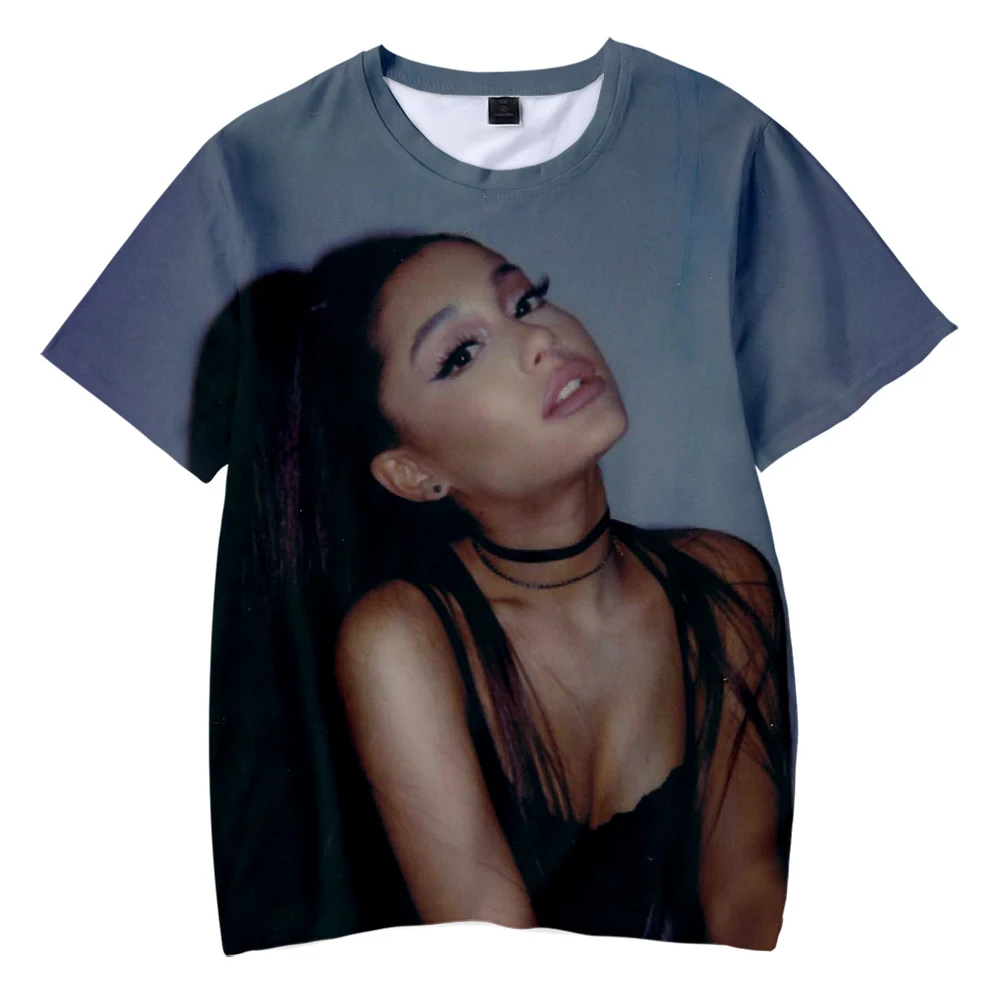 

2019 New Arrival Trendy Streetwear Kids T shirts Ariana Grande 3D Printed Children T-shirts Fashion Summer Short Sleeve T shirts