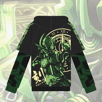 

Anime Masked Rider/Kamen Rider Masamune Dan Casual Hooded Hoodie Sweatshirt Unisex Harajuku Autumn Winter Loose Pullover Tops