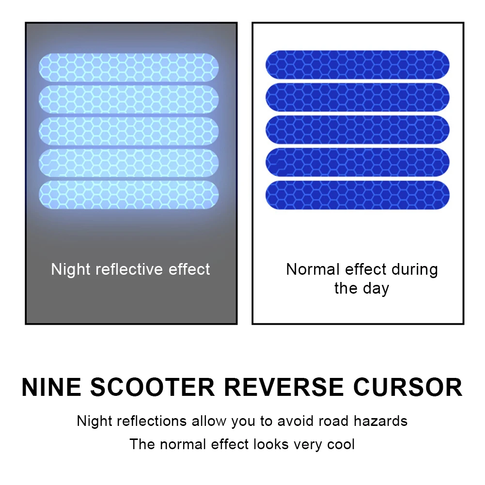 5pcs Reflective-Stickers For Ninebot ES1 ES2 ES3 ES4 E22 E25 Electric Scooter