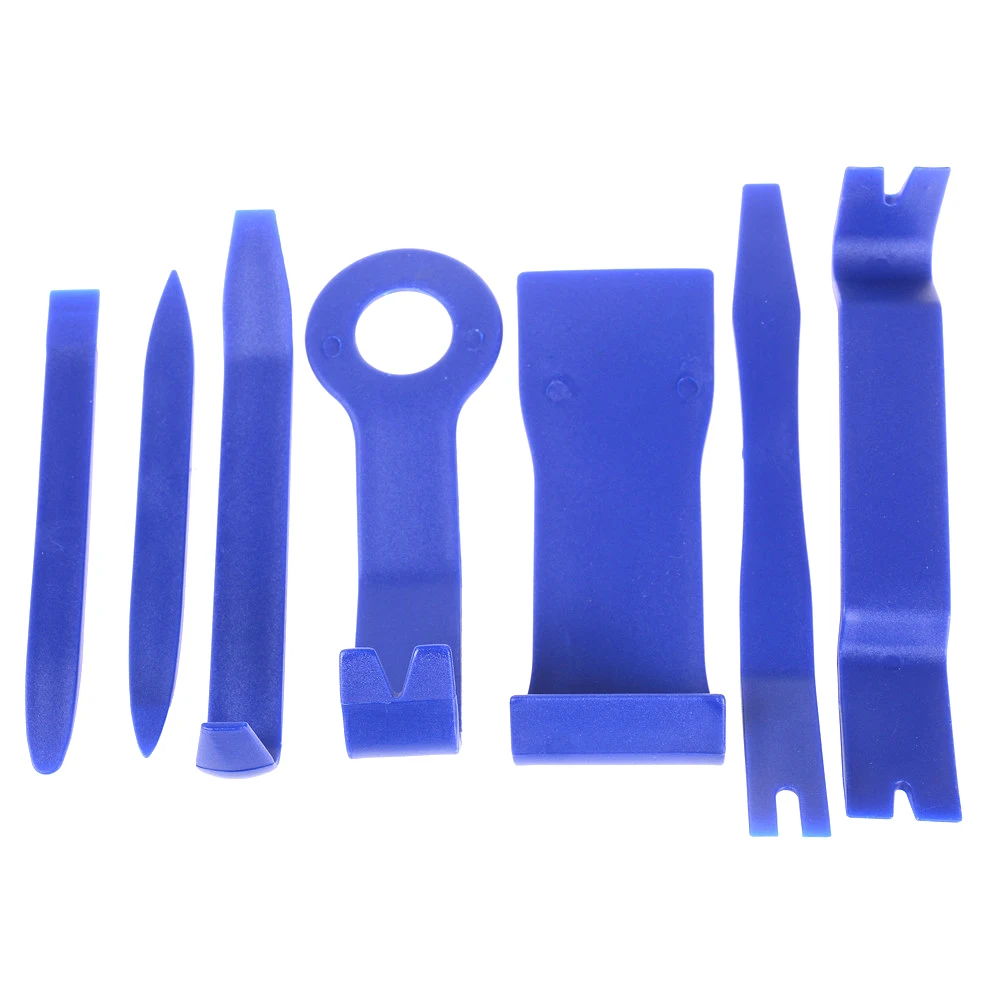 7pcs Hard Plastic Auto Car Radio Panel Interior Door Clip Panel Trim Dashboard Removal Opening Tool Set DIY Car Repair Tool