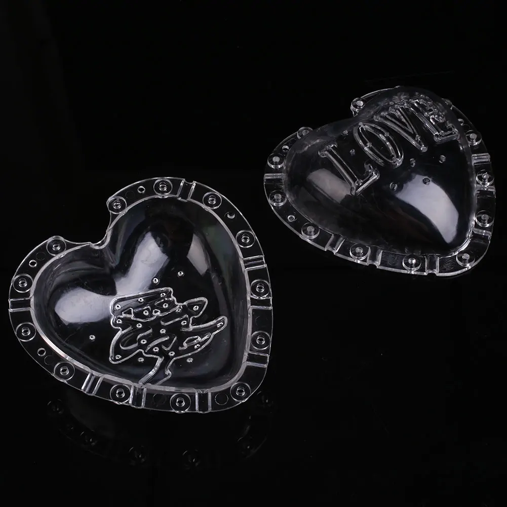 Формовочная пластиковая садовая Прозрачная форма в форме сердца для фруктов в форме сердца для печенья