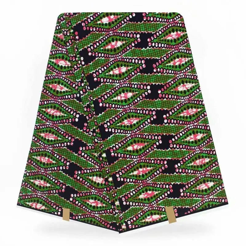 Африканская ткань с принтом воска Гана воск Анкара африканская Ткань 6 ярдов Хлопок Гана для свадьбы 92122