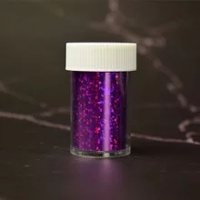 В настоящее время доступна роспись ногтей украшения аксессуары переводная наклейка для ногтей супер блестящий фиолетовый лазерный градиент Кристал острый т