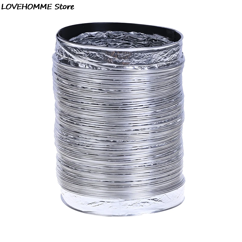 4inch Ventilator Pipe Aluminum Tube 2M Air Ventilation Hose aluminum foil ventilation pipe ventilation hose