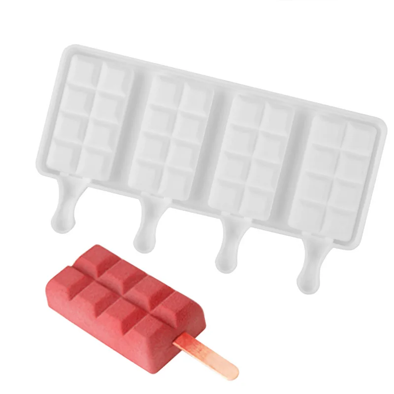 Форма решетки силиконовые формы для мороженого 4 полости форма домашнего