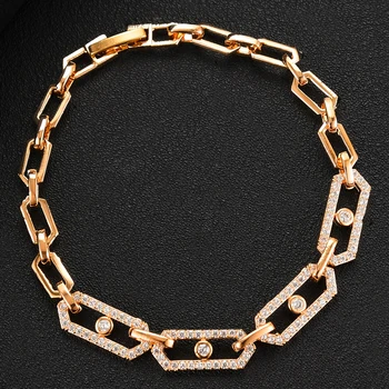 

GODKI 3pcs Set Geometry Charm Jewelry Sets for Women Wedding Statement Necklace Bracelet Ring Cubic Zirconia Earring Jewelry Set