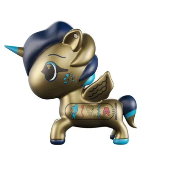 

Creative Golden Unicorn 4D master Mighty Jaxx Jason Freeny anatomy Cartoon ornament