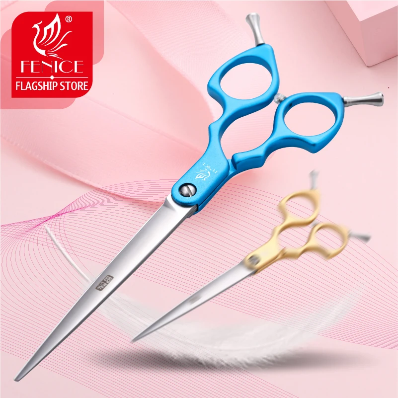 Pet Cutting Straight Scissors for Dog Grooming 6.5 7.0 Inch Stainless Steel dog grooming scissors