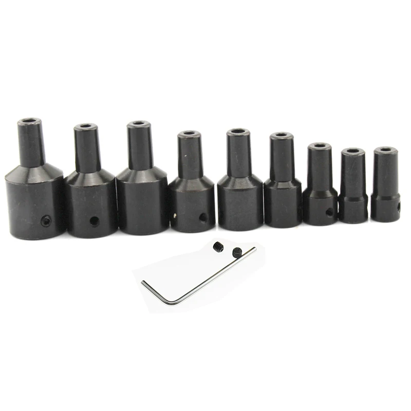 1PCS 3.17mm/4mm/5mm/6mm/6.35mm/7mm/8mm/10mm/11mm/12mm Motor Shaft Coupler Sleeve Coupling B10 Drill Chuck Taper Connecting Rod
