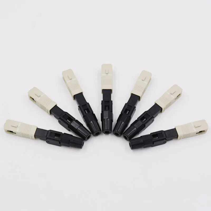 FTTH SC/UPC Multi Mode Optical Fiber Fast Connector Embedded SC MM Fiber Optic Quick Connectors 50/125 Factory Price