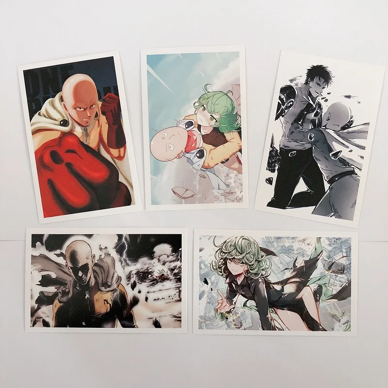 30 Sheets/Set Anime ONE PUNCH-MAN Postcard Saitama Genos Greeting Cards Fans Collection Gift 14x9 cm