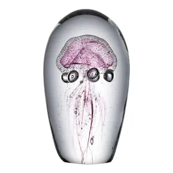 

1Pc Lifelike Jellyfish Sculpture Ornament Desktop Adornment Modern Home Decor