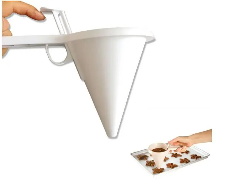 Ручная компонентная чашка для торта диспенсер для шоколада Seperater Cup Cream Frosting/Batter Funnel