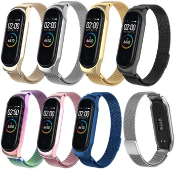 

Mi Band 4 Wrist Strap Metal Screwless Stainless Steel For Xiaomi Mi Band 4 Strap Bracelet Miband 4 Wristbands Pulseira