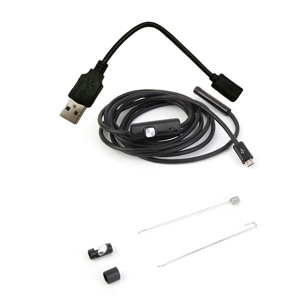 

1M/1.5M/2M/3.5M 7mm Lens HD 480P USB OTG Snake Endoscope Waterproof 6 LEDs Inspection Pipe Camera Borescope For Android Phone PC