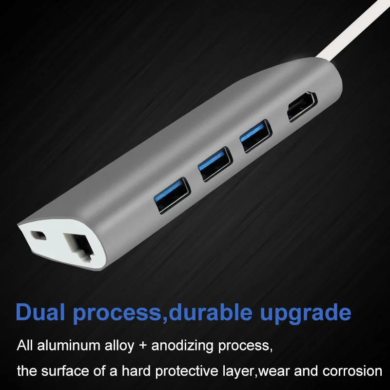 Адаптер usb хаб 3 0 типа c разветвитель компьютерные аксессуары мульти порт адаптер
