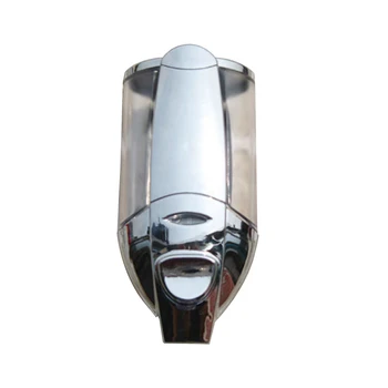 

300ml Liquid Soap Dispenser Shampoo Modern Detergent ABS Manual Operated Kitchen Bathroom Shower Gel Wall Mounted School