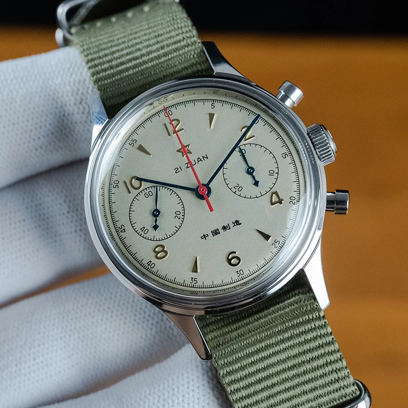 Men's Sport Watches Sapphire Mechanical Military Watch for Men Pilot Mens Chronograph Seagull 1963 st1901 Movement Watch Luxury