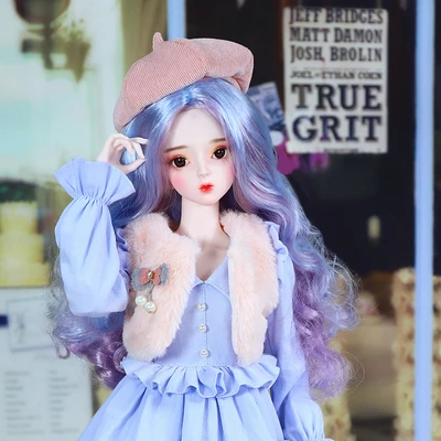 Fortune Days 1/3 bjd кукла 60 см Высота 34 сустава тело открытый мозги ручная роспись макияж Изысканная Подарочная коробка Упаковка последние DC лати - Цвет: open brain