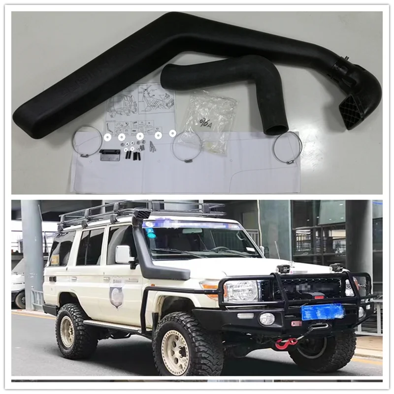 Внедорожник 4*4 воздушный поток LAND CRUISER воздухозаборник набор для подводного плавания набор подходит для LAND CRUISER LC76 71 73 75 78 79 серии дизельный автомобиль 03/2007