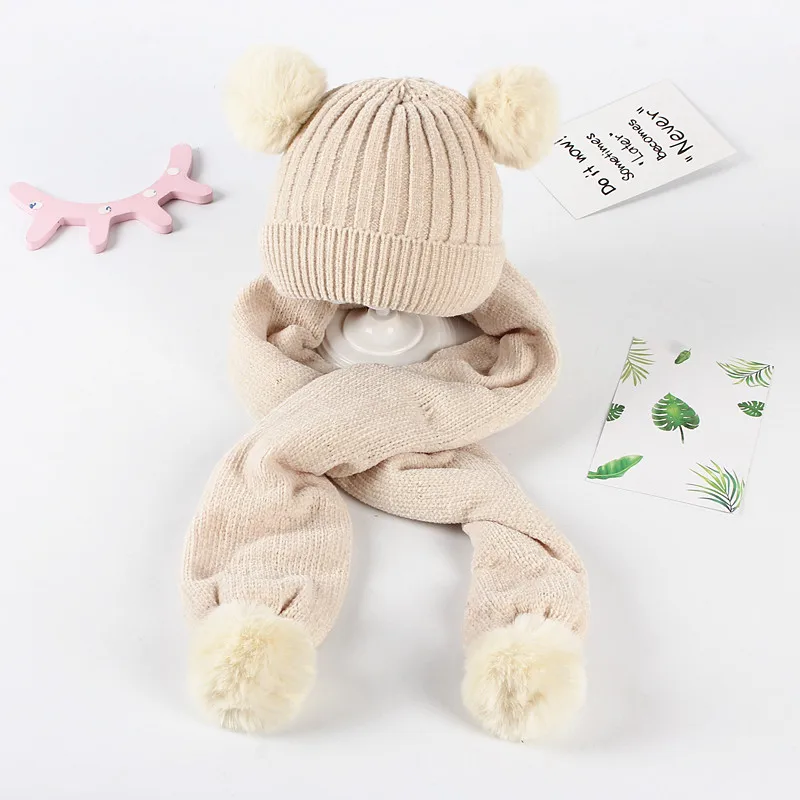 REAKIDS/милая детская шапка, шарф, хлопковые детские шапки, шарфы, утепленные детские шапки, шарфы, вязаные зимние детские шапки, теплые шапки для новорожденных