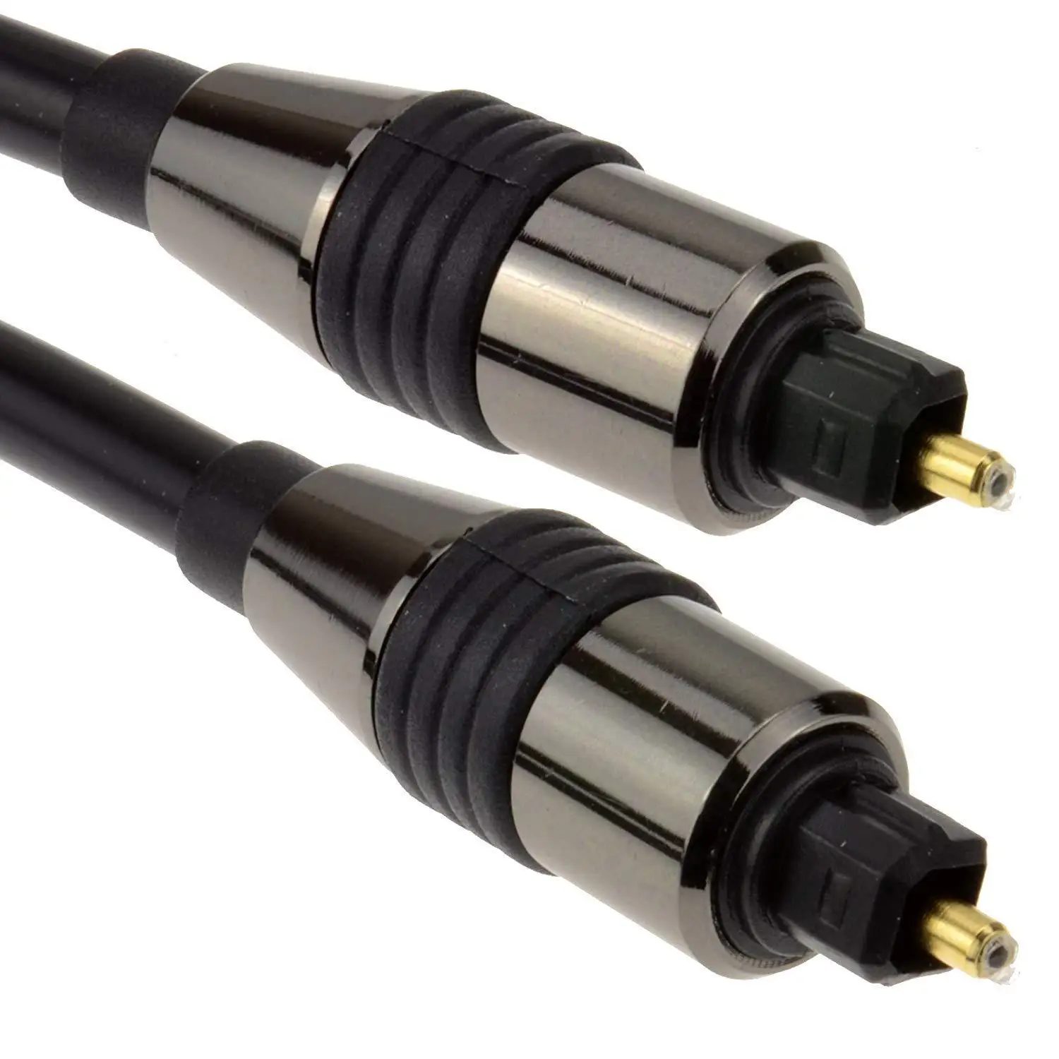 

10m 20m Optical Lead Fiber Line Aluminum Outer Shell Digital Toslink Audio Cable Cord Wire