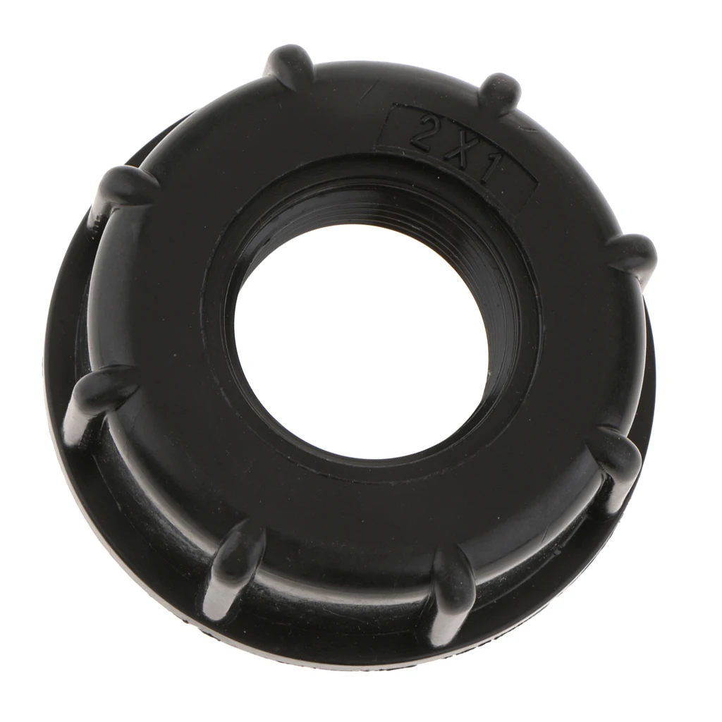 4pcs Water Tank Connector Bulkhead Tank Fitting, (1inch) IBC Tote Tanks Drain Adapters - Thick Thread