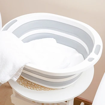 

Multi-Function Folding Cutting Board Travel Portable Basin Drain Basket Sink Kitchen Home Cooking Gadget