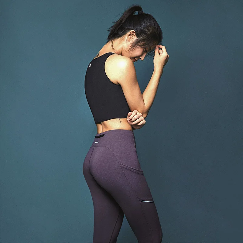 

Sports Back Women's Moisture Absorption Yoga Clothes Chest Cover Breast Hugging Wicking Tight Base Fitness Sleeveless T-shirt