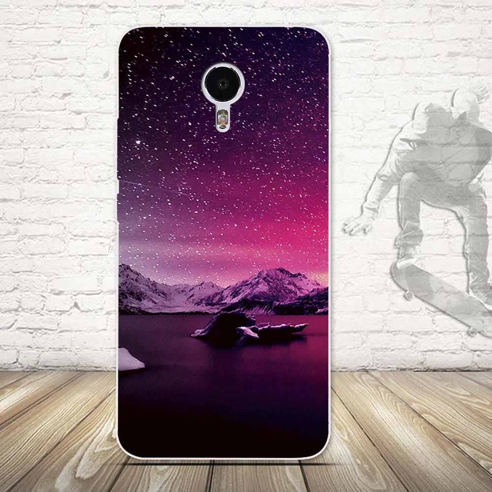 Мягкая задняя крышка из ТПУ для Meizu M3 Note чехол искусственный силиконовые сумки