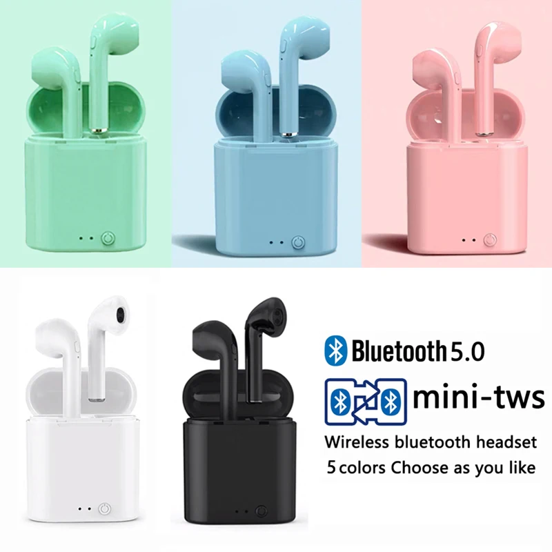 Наушники i7s TWS Mini Bluetooth беспроводные наушники спортивные гарнитуры вкладыши для