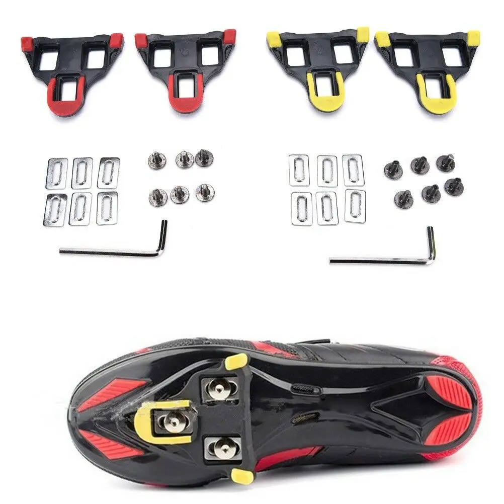 Road Bike Pedal Cleats Steel Road Cycling SM SH10/11/12 Cleat Set 0/2/6° Float SPD SLTool Parts