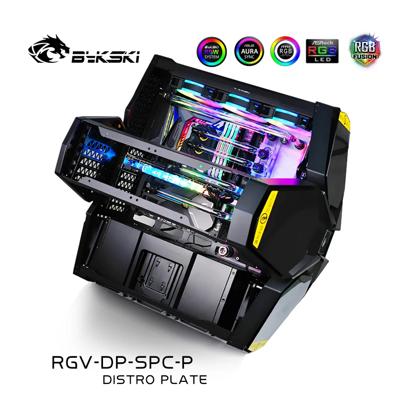 Bykski RGV DP SPC набор досок водного пути для DeepCool Quadstellar чехол RBW водная плата CPU/GPU