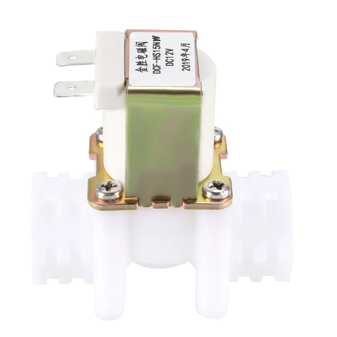 uxcell G1/2 Water Solenoid Valve DC 12V N/C Normally Closed Copper Thread Outlet Valves