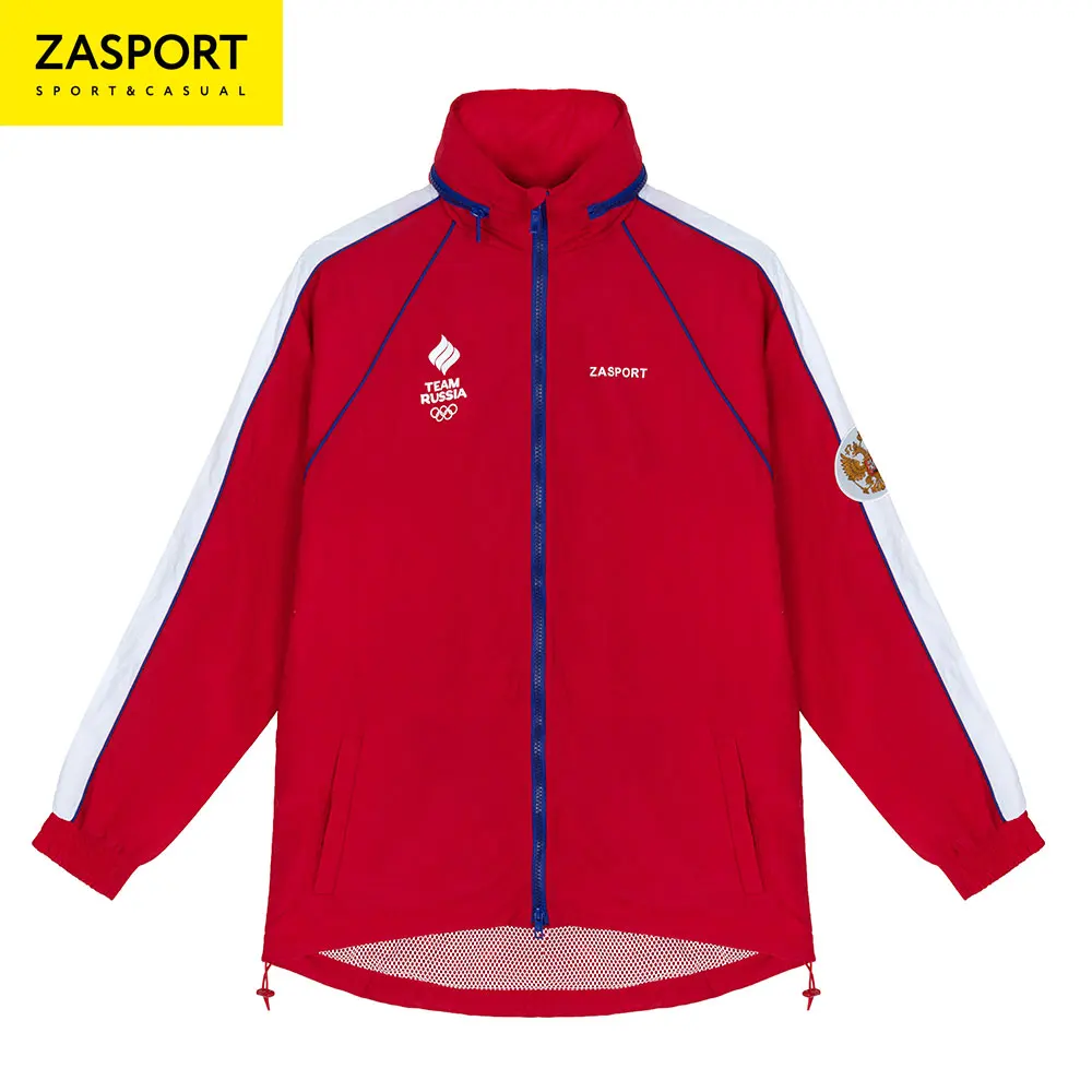 Trainning & Exercise Jackets OFA119-037/001-RED CLOTHES red outerwear for sport Woman Women\'s windbreaker female Olympic | Спорт и
