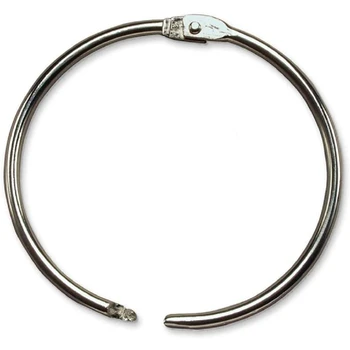 

200Pcs 25mm Loose Leaf Binder Rings Key Rings Book Rings Binder Rings for Scrapbook/Album/Craft