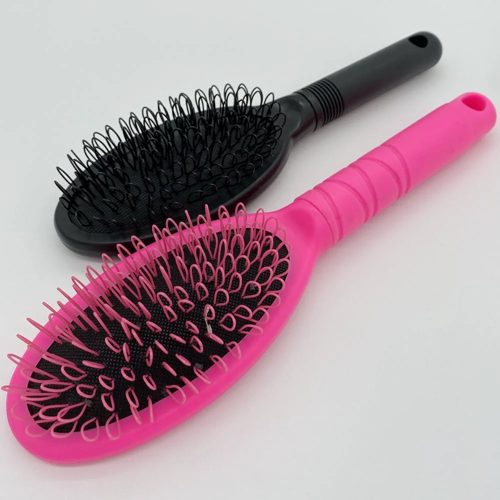 1 pc hair brush Black Pink Loop Brush Hair Extension Brush tangle free hair brush