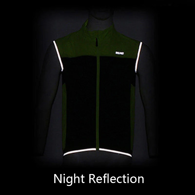 Cycling Vest ARSUXEO Cycling Vest Man Bike Clothes Quick Dry Reflective With Pocket MTB Breathable Running