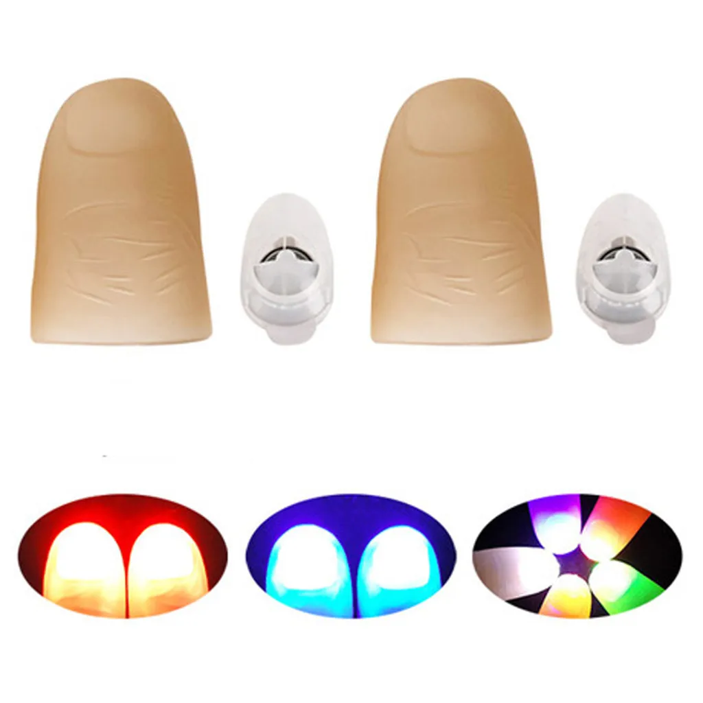 5 пар Led Magic Prop Finger Light Волшебный палец игрушка для детей уличное волшебство