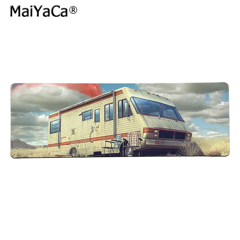 Maiya Высокое качество Американский ТВ ломающийся плохой офис мыши геймер силиконовый коврик для мыши большой коврик для мыши клавиатуры коврик - Цвет: Lock Edge 40X90cm